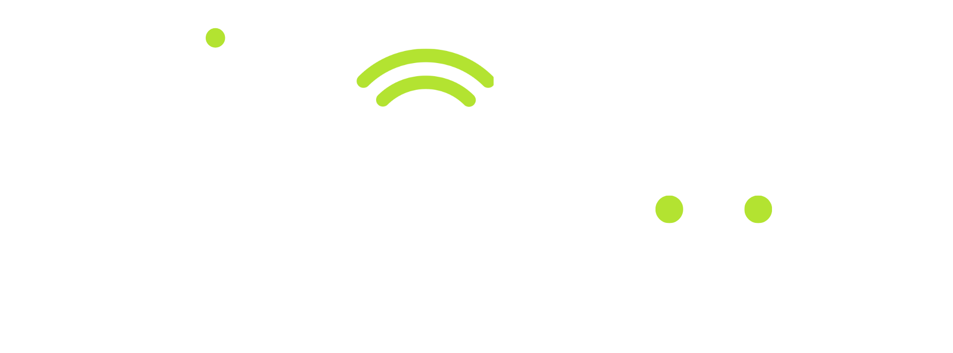 Connected Communities Logo - White Green