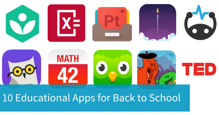 The A,B,C's (and beyond) of back-to-school apps