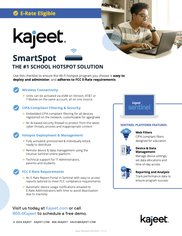SmartSpot Managed IoT Connectivity Devices