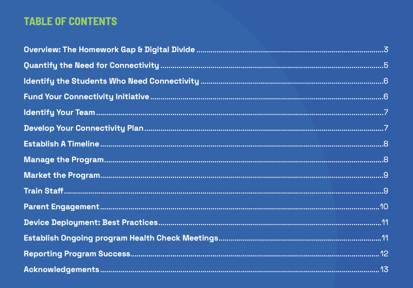 Education broadband guide CTA