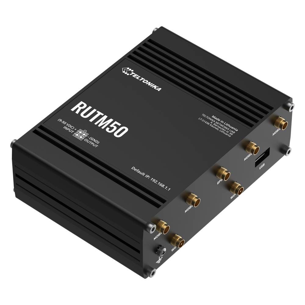 Teltonika RUMT50 Internet Failover Router - top, back - photo